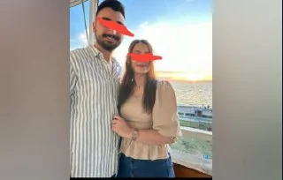 Genç evli çiftin arşivi